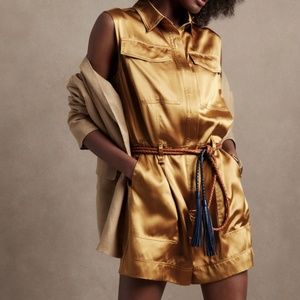 Banana Republic Silk Jumpsuit